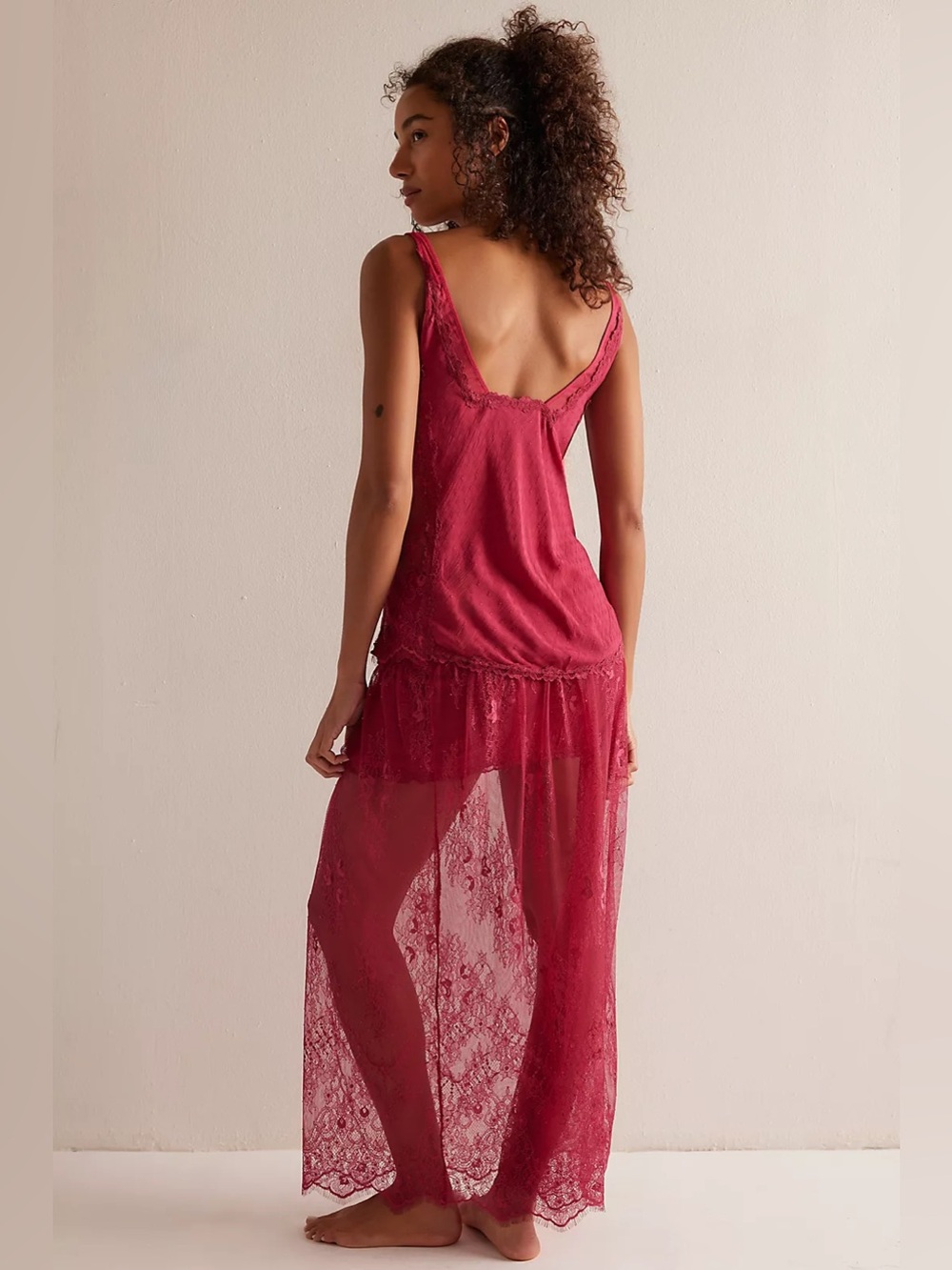 Free People Together Again Slip Skirt Set Size Medium - Picture 2 of 8
